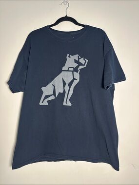 Mack truck Dog T-Shirt black with Light Gray Dog Print